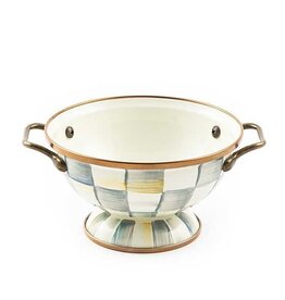 MacKenzie-Childs Sterling Check Enamel Simply Anything Bowl