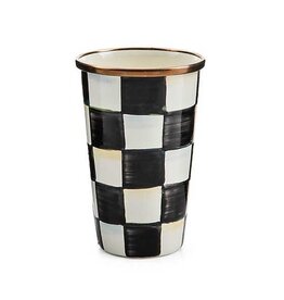 MacKenzie-Childs Courtly Check Enamel Tumbler - 10 ounce