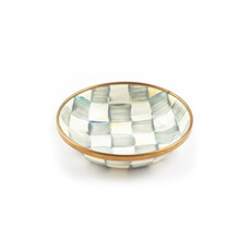 MacKenzie-Childs Sterling Check Enamel Dipping Bowl