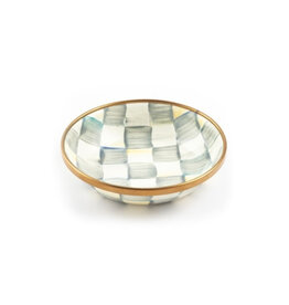 MacKenzie-Childs Sterling Check Enamel Dipping Bowl