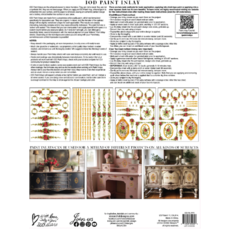 Iron Orchid Designs Petite Fleur Red Paint Inlay