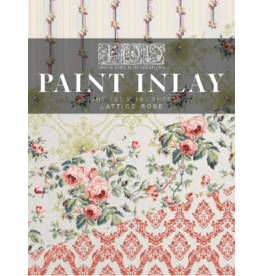 Iron Orchid Designs Lattice Rose Paint Inlay