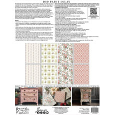 Iron Orchid Designs Lattice Rose Paint Inlay