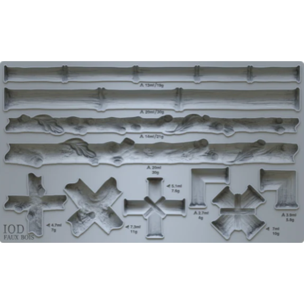 Iron Orchid Designs Faux Bois Mould Set