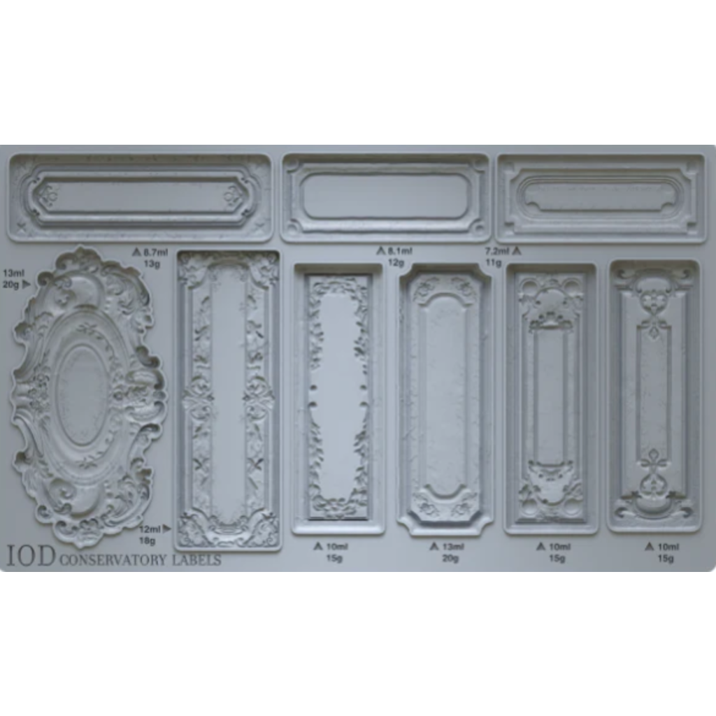 Iron Orchid Designs Conservatory Labels Mould
