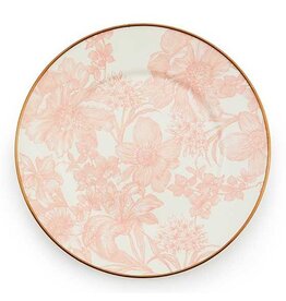 Rosy English Garden Enamel Salad/Dessert Plate