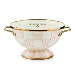 MacKenzie-Childs Rosy Check Small Colander