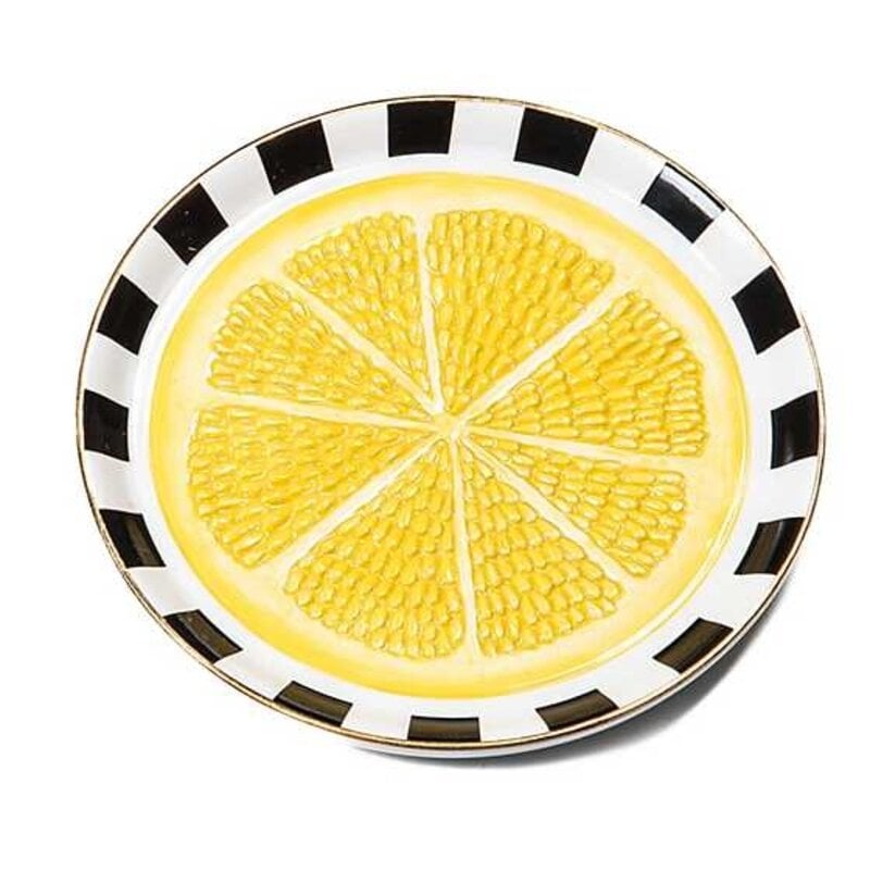 MacKenzie-Childs Lemon Trinket Dish