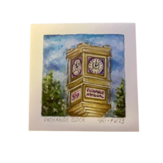 Jefferson City Mini  Art - Exchange Clock