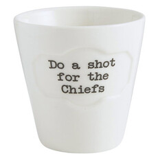 Ceramic Chiefs Shot Glass