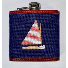 Needlepoint Flask - Sailboat