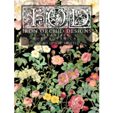 Iron Orchid Designs Rose Botanical Transfer