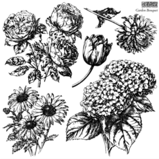 Iron Orchid Designs Garden Bouquet Stamp