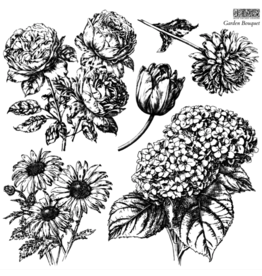Iron Orchid Designs Garden Bouquet Stamp