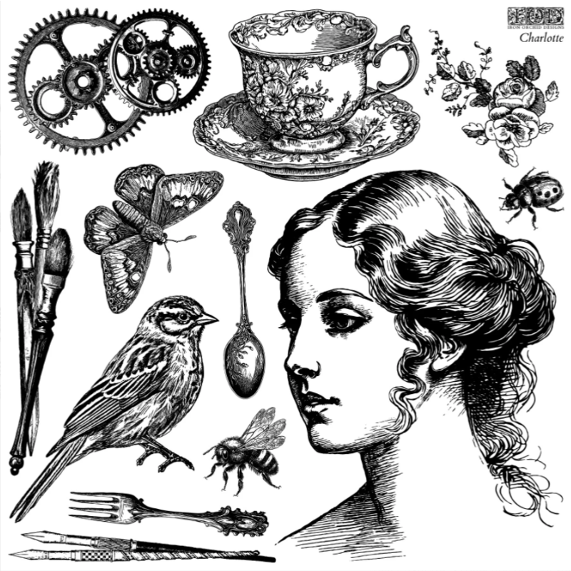 Iron Orchid Designs Charlotte Stamp