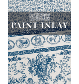 Iron Orchid Designs Delft Traditions Azure Paint Inlay
