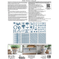 Iron Orchid Designs Delft Traditions Azure Paint Inlay