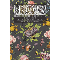 Iron Orchid Designs Fairytale Florals Transfer