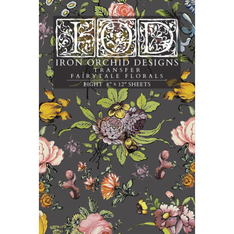 Fairytale Florals Transfer