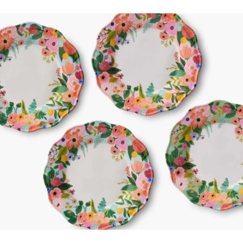 Garden Party Melamine Dinner Plate - Set of 4