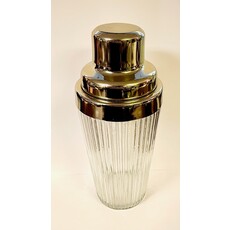 Glass & Gold Cocktail Shaker