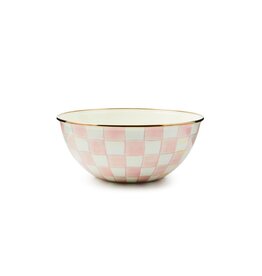 MacKenzie-Childs Rosy Check Large Everyday Bowl