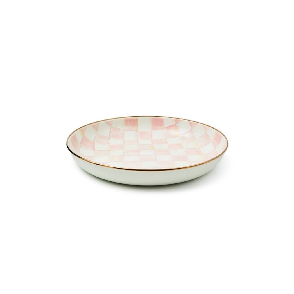 MacKenzie-Childs Rosy Check Abundant Bowl