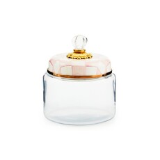 MacKenzie-Childs Rosy Check Kitchen Canister - Small