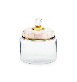 MacKenzie-Childs Rosy Check Kitchen Canister - Small