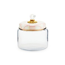 MacKenzie-Childs Rosy Check Kitchen Canister - Medium