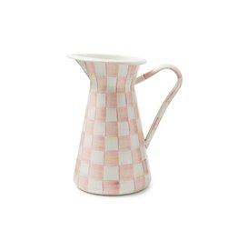 MacKenzie-Childs Rosy Check Large Practical Pitcher