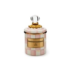 MacKenzie-Childs Rosy Check Mini Canister