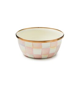 MacKenzie-Childs Rosy Check Pinch Bowl