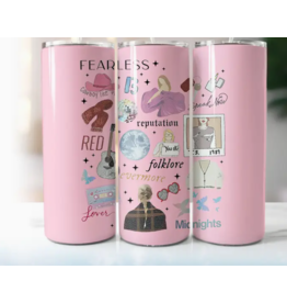 Taylor Swift Eras Icons Skinny Tumbler