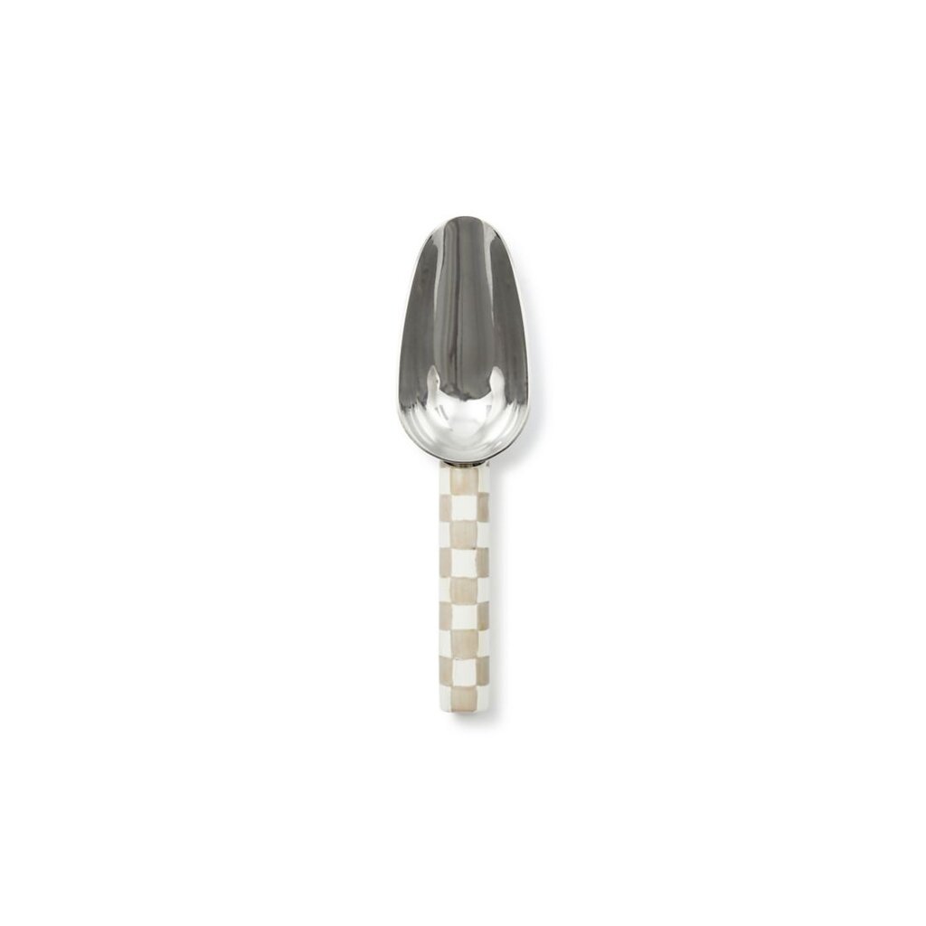 MacKenzie-Childs Mocha Check Small Scoop