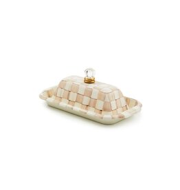 Mocha Check Butter Box