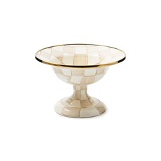 Mocha Check Small Compote