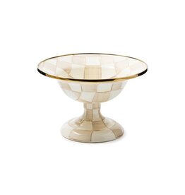 Mocha Check Small Compote