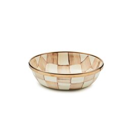 Mocha Check Relish Dish