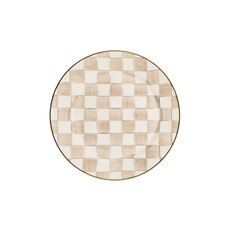 MacKenzie-Childs Mocha Check Charger/Plate