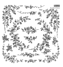 Iron Orchid Designs Brambles & Berries Stamp