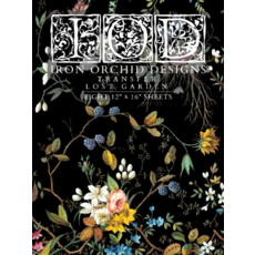 Iron Orchid Designs Lost Garden Transfer