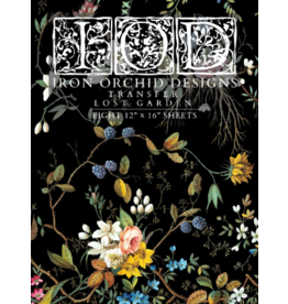 Iron Orchid Designs Lost Garden Transfer