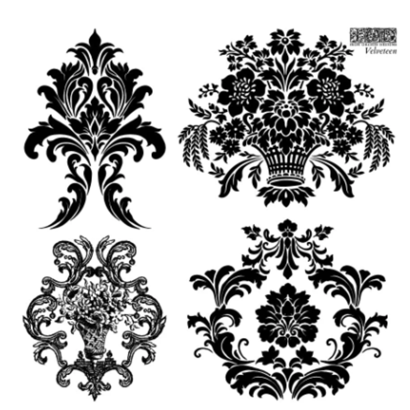 Iron Orchid Designs Velveteen Stamp