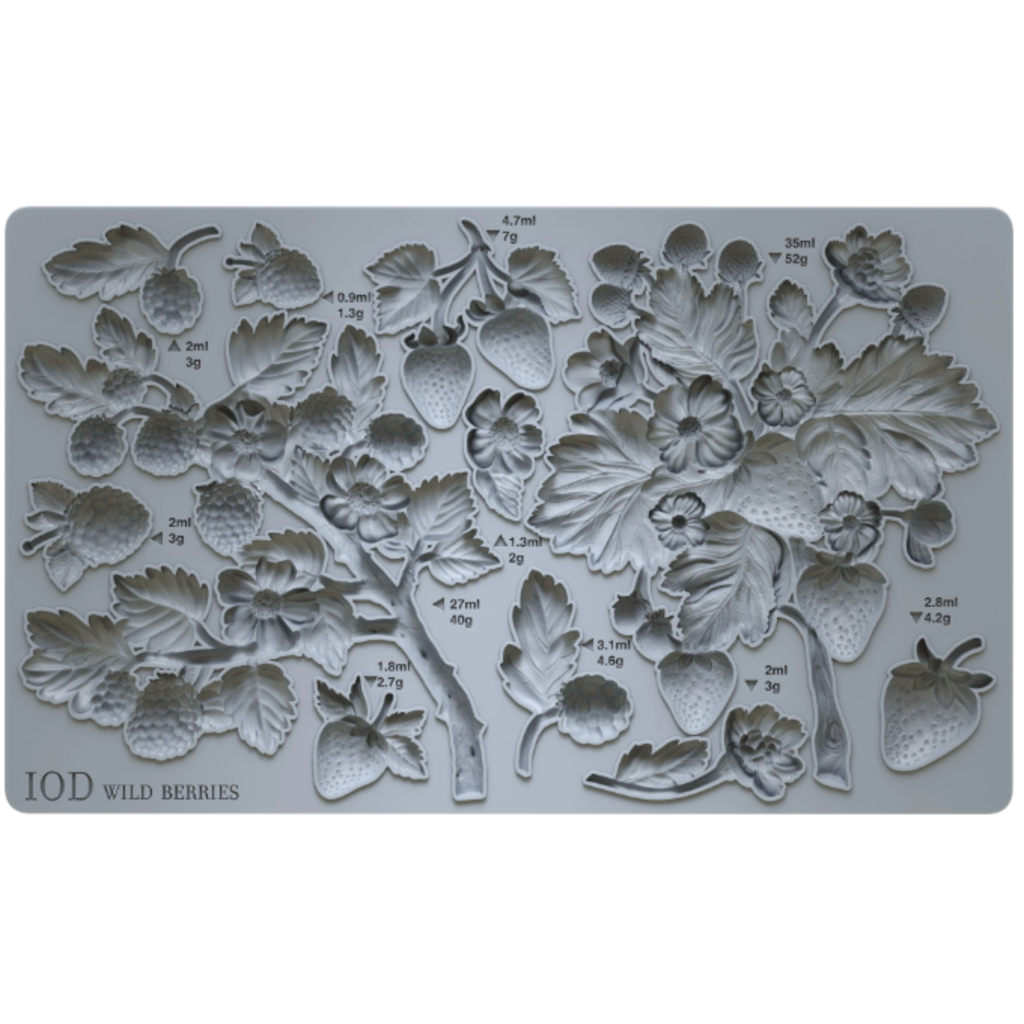 Iron Orchid Designs Wild Berries Mould
