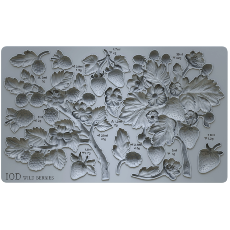 Iron Orchid Designs Wild Berries Mould