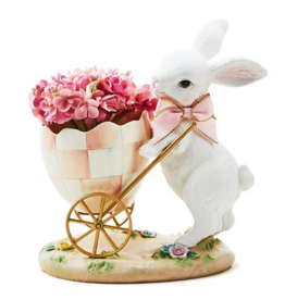 Rosy Meadow Bunny Egg Cart