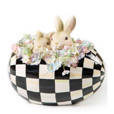 MacKenzie-Childs Courtly Peekaboo Egg