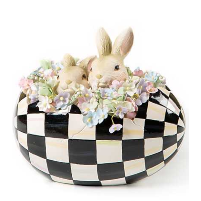 MacKenzie-Childs Courtly Peekaboo Egg