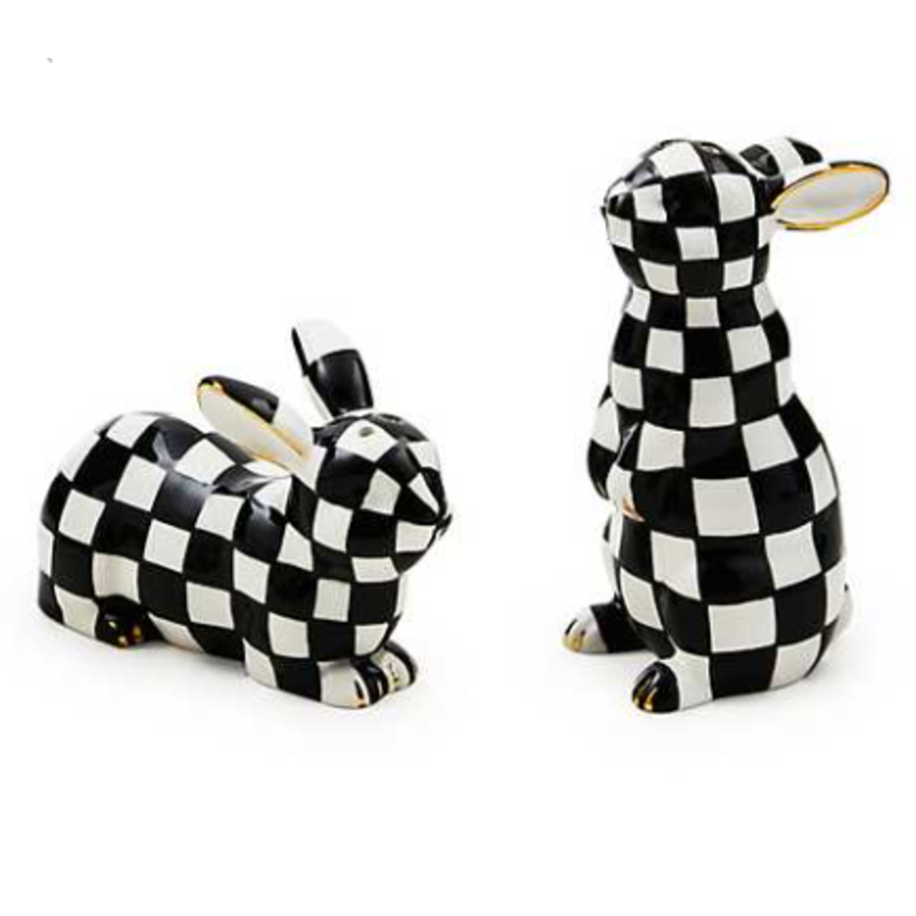 Courtly Bunny Salt & Pepper Set